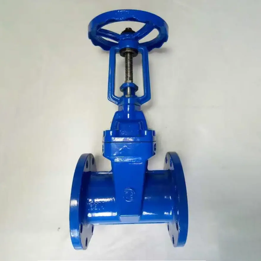 Van cổng mặt bích mềm bằng sắt mở