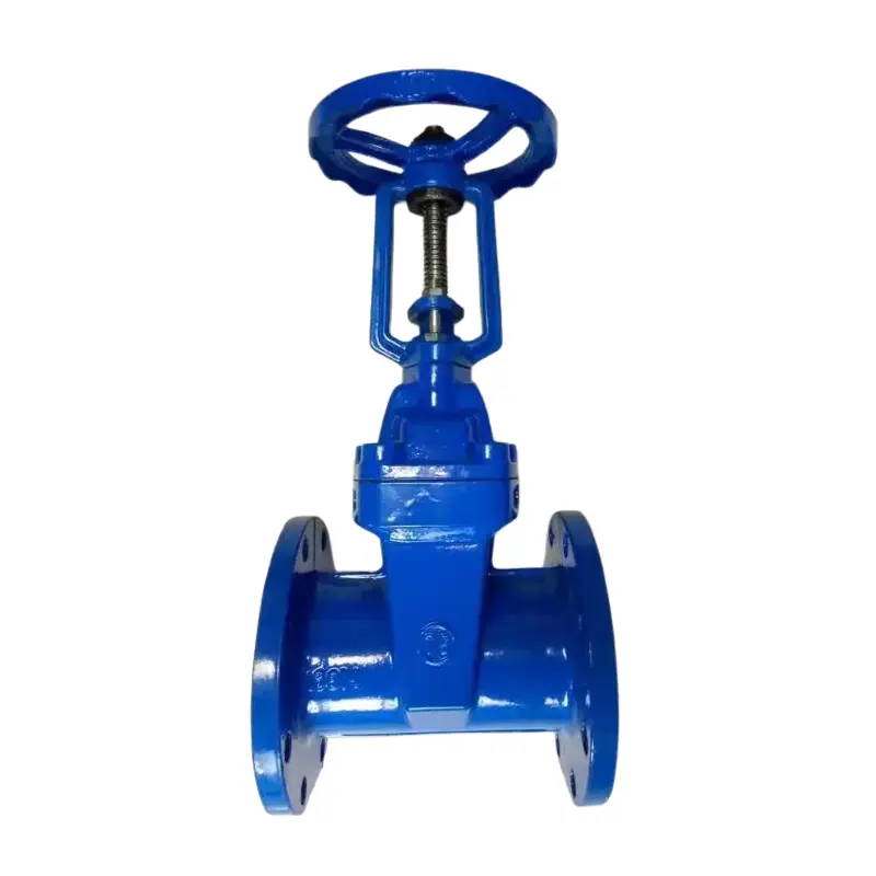 Van cổng mặt bích mềm bằng sắt mở