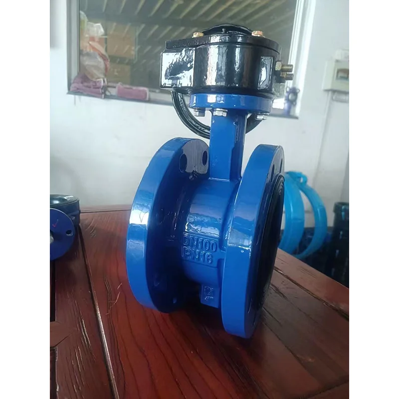Van bướm mặt bích mềm cho đường ống cấp nước